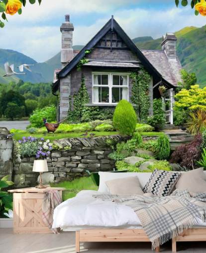 fondo de pantalla de Lakes Cottage