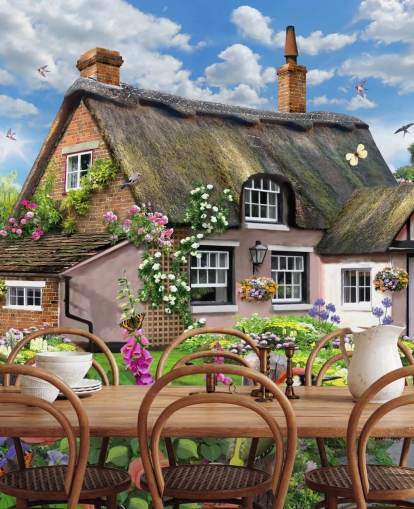 pink cottage with lovely garden wallpaper pink cottage with lovely garden wallpaper