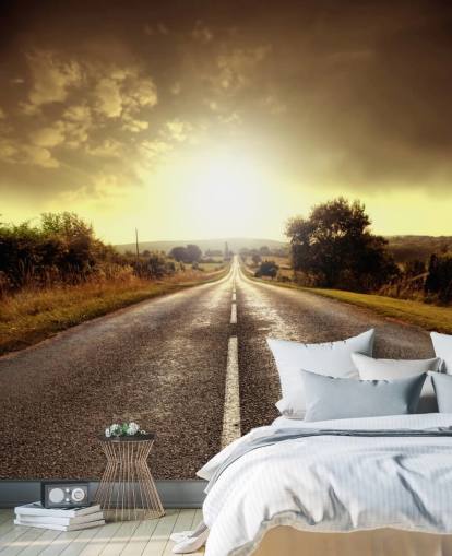 Papier peint Long Road Papier peint Long Road