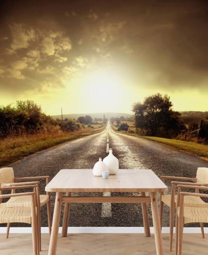 Carta da parati Long Road