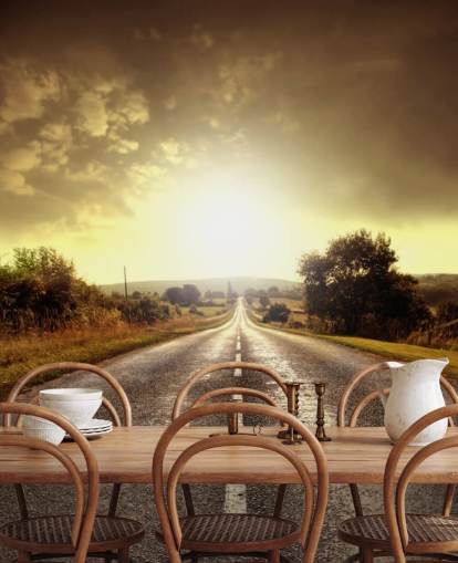 Papel de parede Long Road