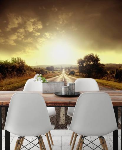 Long Road Hintergrundbild