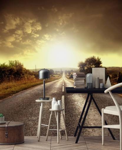Fondo de pantalla Long Road Fondo de pantalla Long Road