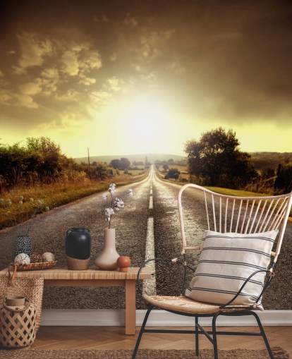 Papier peint Long Road Papier peint Long Road