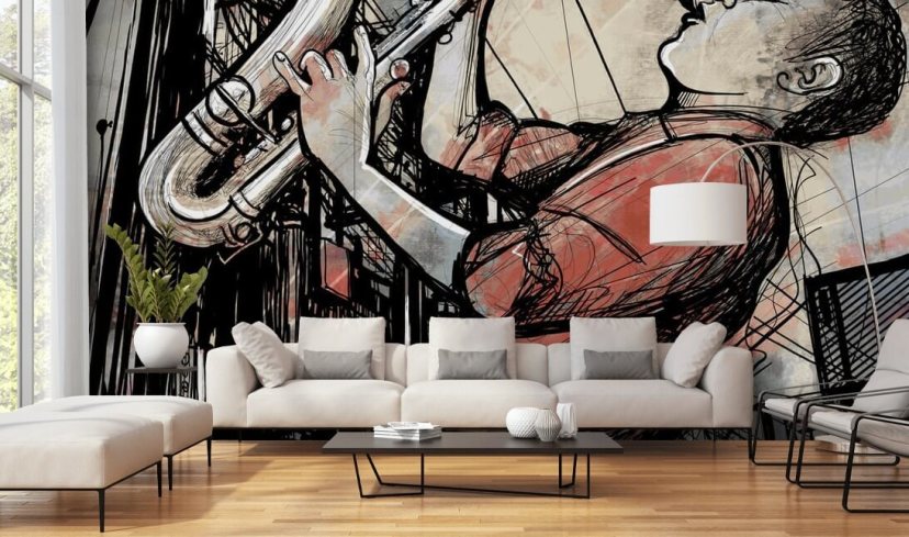 Musicians Wallpaper & Wall Murals | Wallsauce UK