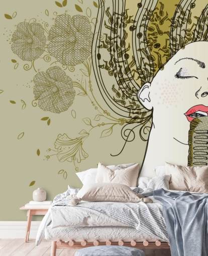 Abstract Singer behang