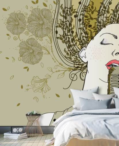 Abstract Singer Wallpaper