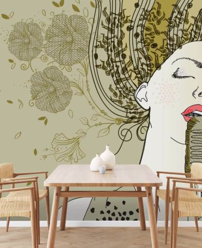 Abstract Singer Wallpaper