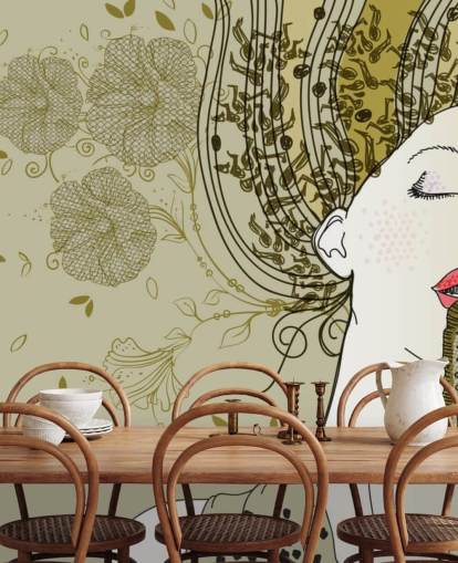 Abstract Singer Wallpaper