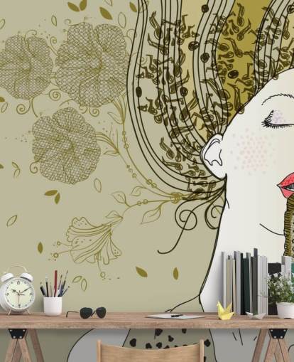 Abstract Singer Wallpaper