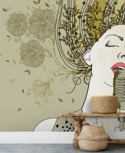 Abstract Singer Wallpaper