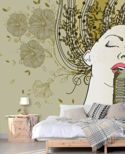 Abstract Singer Wallpaper