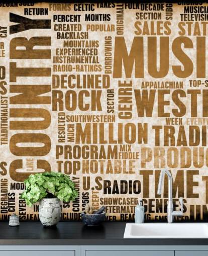 Mots clés de musique country fond d'écran