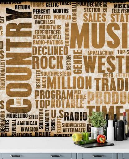 Papel tapiz de palabras clave de música country
