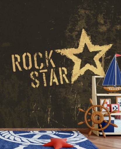 Rock Star Wall Mural