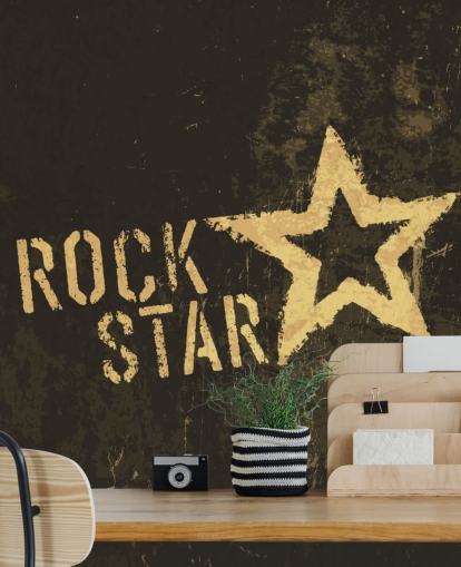 Rock Star Veggmaleri