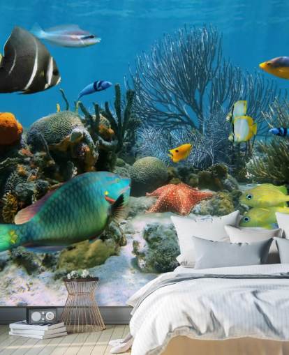 Fish and Coral Reef Wallpaper