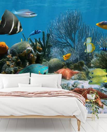 Fish and Coral Reef Wallpaper