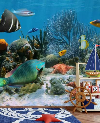 Fish and Coral Reef Wallpaper