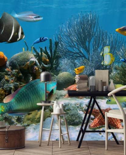Fish and Coral Reef Wallpaper