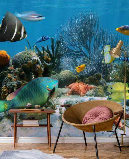 Fish and Coral Reef Wallpaper Fish and Coral Reef Wallpaper