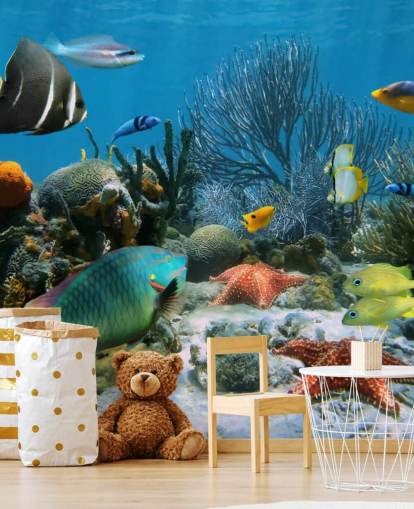 Fish and Coral Reef Wallpaper