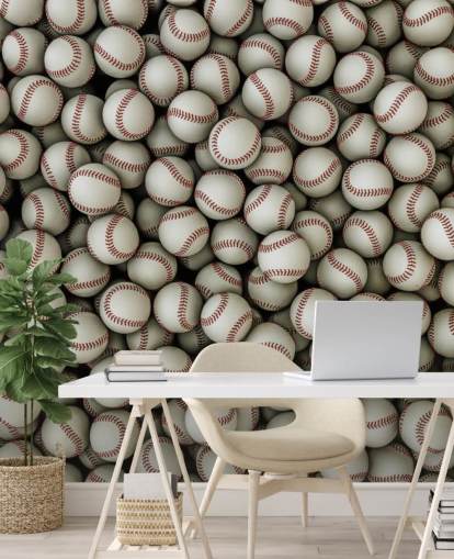 Baseballs Background Sport Wallpaper