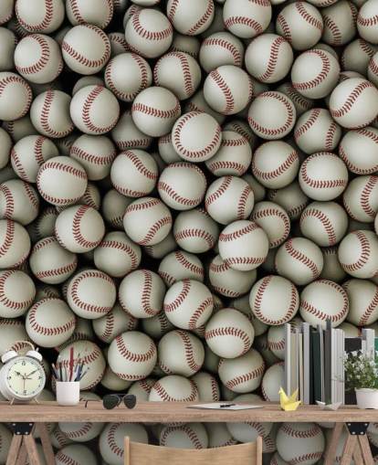 Fondo de béisbol Papel pintado deportivo