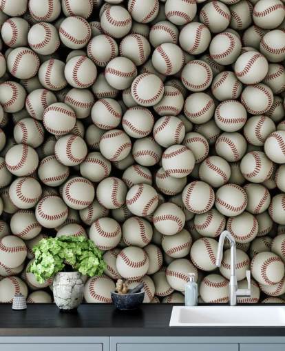 Fondo de béisbol Papel pintado deportivo Fondo de béisbol Papel pintado deportivo