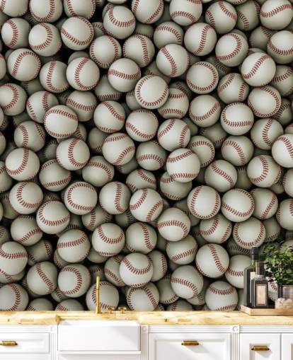 Baseballs Background Sport Wallpaper