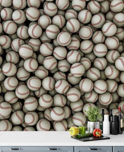 Fondo de béisbol Papel pintado deportivo