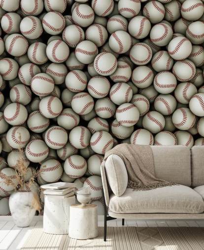 Baseballs Background Sport Wallpaper