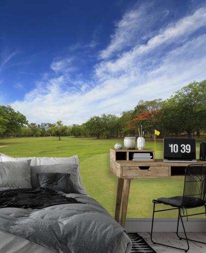 Mural de parede Sunny Golf Pitch