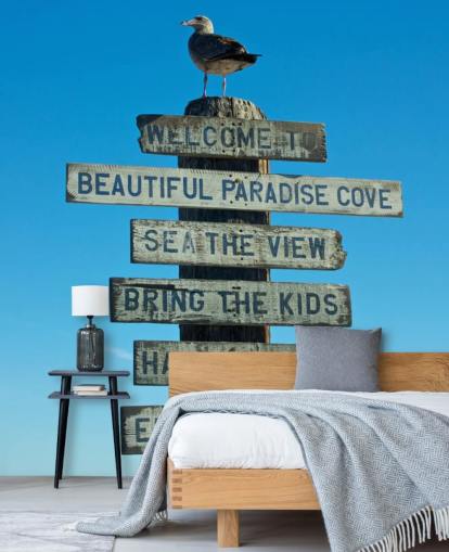Bienvenido a Malibu Sign Malibu Sign Wallpaper 