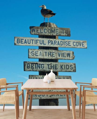 Välkommen till Malibu Sign Malibu Sign Wallpaper 