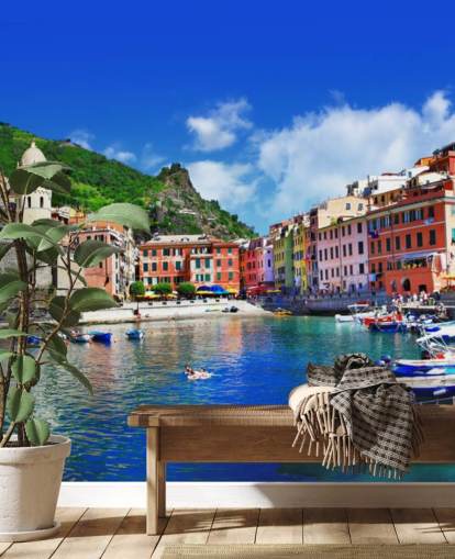 Borghi pittorici italiani - carta da parati Vernazza, Cinque terre