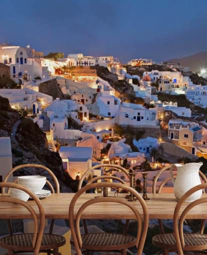 Oia Santorini Grèce Greece Wallpaper 