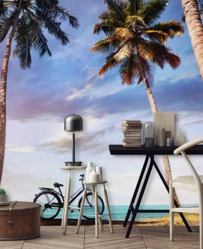 Bike by Beach Wallpaper