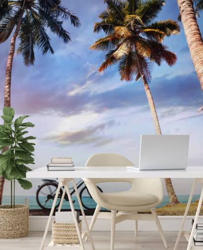 Bike by Beach Wallpaper