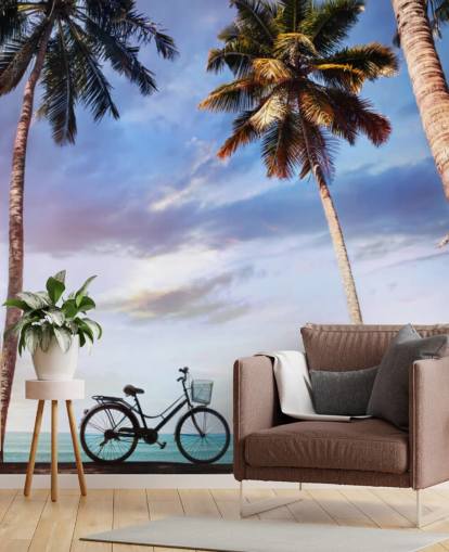 Bike by Beach Wallpaper