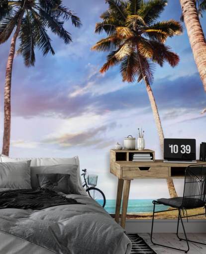 Cykel ved Beach Wallpaper