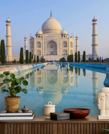 Solopgang Taj Mahal Taj Mahal Wallpaper 