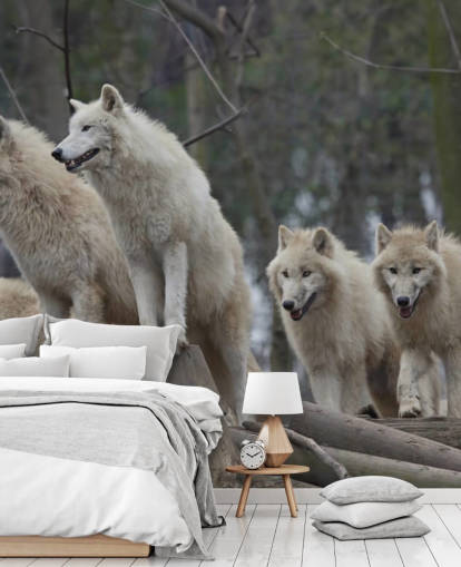 White Wolf Pack seinämaalaus White Wolf Pack seinämaalaus