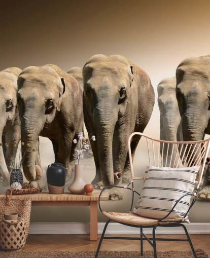 mural grupo de elefantes mural grupo de elefantes