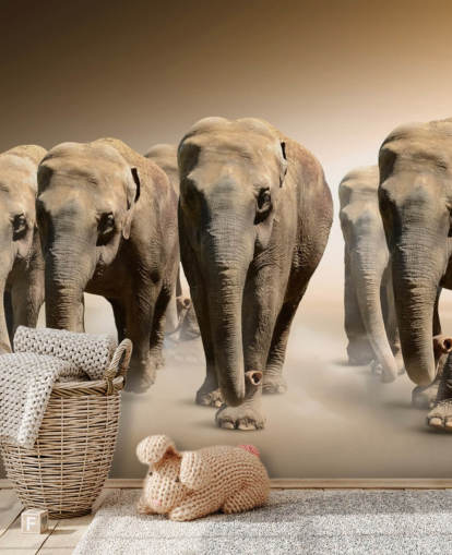 Elephabt Group Mural Elephabt Group Mural