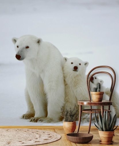 Isbjørn med Cubs Bakgrunn