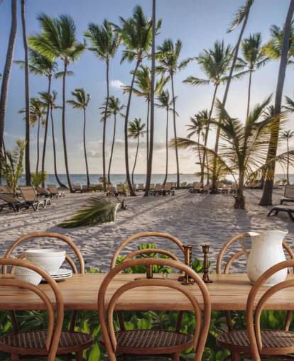 Playa del Caribe al amanecer