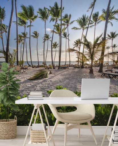 Playa del Caribe al amanecer