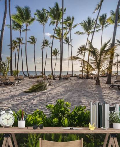 Karibikstrand bei Sonnenaufgang Karibikstrand bei Sonnenaufgang