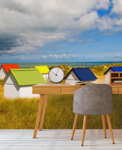 Papel Pintado Beach Hut Papel Pintado Beach Hut